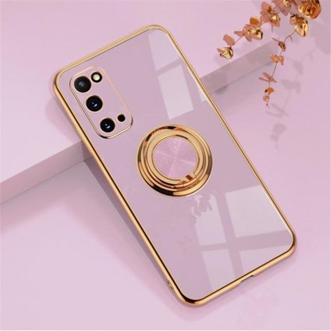 Luxury Soft Silicone Case with Ring Holder For Samsung Galaxy - Scraften Capas Samsung, Magnetic Car Holder, Luxury Plates, Strip Led, Samsung Device, Samsung Galaxy S, Ring Stand, Car Phone Holder, Samsung Phone Cases