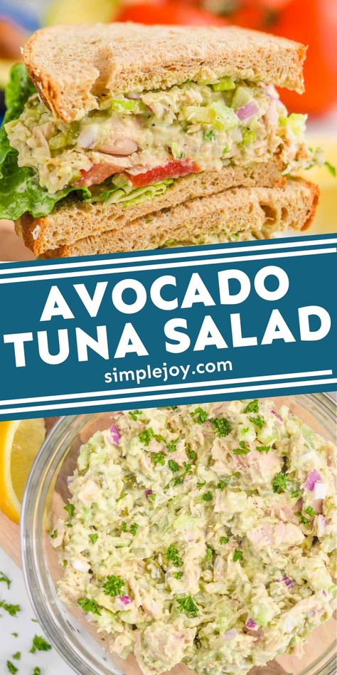 Best Tuna Salad Recipe, Best Tuna Salad, Avocado Recipes Healthy, Avocado Tuna, Avocado Tuna Salad, Tuna Salad Recipe, Tuna Recipes, Lost 100 Pounds, 140 Pounds