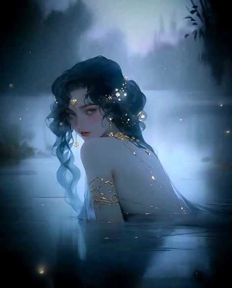 Animals As Humans, Image Recognition, Mermaid Art, Ethereal Art, Dreamy Art, Girly Art, Character Portraits, الرسومات اللطيفة, Dark Fantasy Art