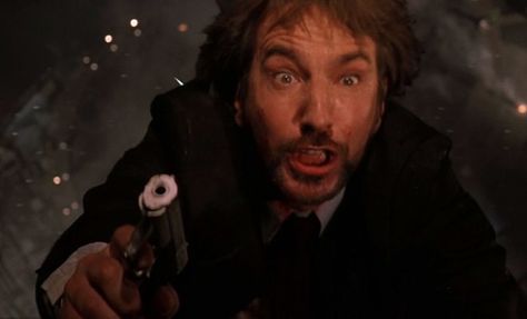 Alan Rickman Die Hard Movie, Die Hard 1988, Hans Gruber, John Mcclane, Alan Rickman, Film History, 20th Century Fox, Day Planners, Film Serie