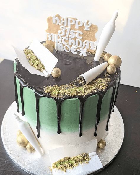 Weed Cake Design Images (Weed Birthday Cake Ideas) Birthday Cake For Stoners, Level 30 Unlocked Birthday Cake, 21st Birthday Ideas For Stoners, Trippy Birthday Cake, Cool Cakes For Men, 4 20 Party Ideas, 27 Birthday Cake Ideas For Her, 21st Birthday Ideas Men, Backwoods Cake