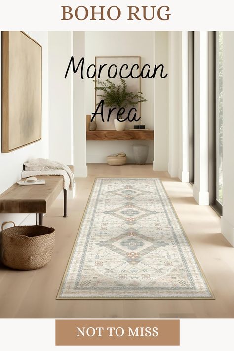 Ashler Boho Rug, 2x6 Runner Rugsfor Living Room, Bedroom, Kitchen Dining Room. Long Rugs, Rugs For Entryway, Entryway Kitchen, Mattress Box Springs, Long Rug, Moroccan Area Rug, Living Room Area Rugs, Runner Rugs, Carpet Decoration