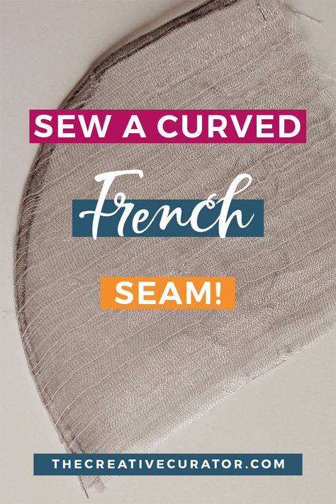 How To Sew Curved Seams, Seam Finishes, Fat Quarter Projects, Beginner Sewing Projects Easy, Chanel Couture, Clothes Sewing, Leftover Fabric, Sewing Class, Pattern Ideas