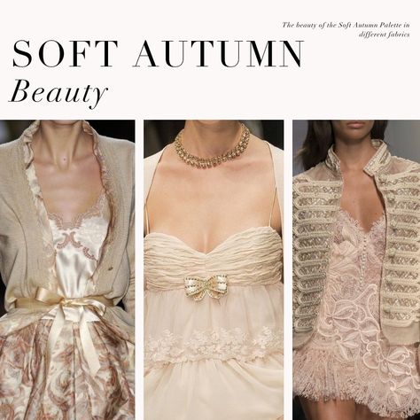 Soft Autumn palette inspiration 🤍 . #coloranalysis #softautumn #autumnpalette #colouranalysis #coloranalyst Soft Autumn Inspiration, Soft Autumn Neutrals, Soft Autumn Winter Outfits, Soft Autumn Summer Outfits, Soft Natural Aesthetic, Soft Autumn Aesthetic, Soft Autumn Celebrities, Soft Autumn Light, Soft Autumn Outfits