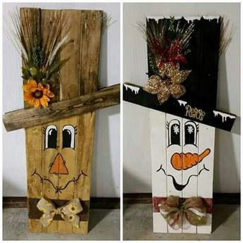 Scarecrow Pallet Ideas, Wooden Scarecrow Faces, Scarecrow Faces Pattern Printable Free, Scarecrow Wood Sign, Fall Wood Crafts Diy Pallet Projects, Spring Wood Craft Ideas, Wood Scarecrow Ideas, Scarecrow Faces Painted On Wood, Scarecrow Sign