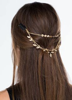 Hair chain designs Hair Chain Wedding, Bridal Hair Chain, Jewelry Affordable, Hair Chains, Head Chain, Jewelry Hair, Diy Hair Accessories, Gold Hair, Girly Jewelry