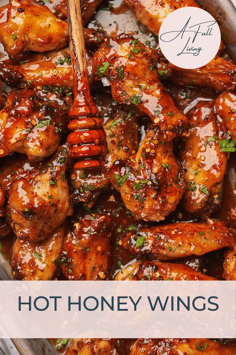 Tasty Chicken Wings, Spicy Honey Wing Sauce, Spicy Honey Bbq Wings, Honey Hot Wings Sauce, Hot Honey Bbq Wings, Hot Honey Sauce Chicken Wings, Honey Spicy Chicken Wings, Spicy Honey Wings, Hot And Honey Wings