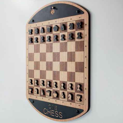 Wall Chess Board Diy, Diy Vertical Chess Board, Wall Chess Board, Chess Wall Art, Chess Board Design, Diy Chess Set, Wood Chess Board, Chess Boards, Scrabble Wall