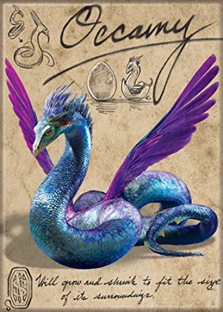 Occamy ! Occamy Fantastic Beasts, Fanart Harry Potter, Fantastic Beasts Book, Fantastic Beasts Creatures, Harry Potter Creatures, Phoenix Harry Potter, Fantastic Beasts Movie, Harry Potter New, Beast Creature