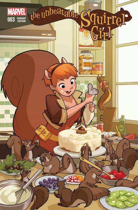 Otto Schmidt, Squirrel Girl Marvel, Doreen Green, Unbeatable Squirrel Girl, Marvel Puzzle Quest, Marvel Puzzle, Squirrel Girl, Best Comic Books, Mike Mignola