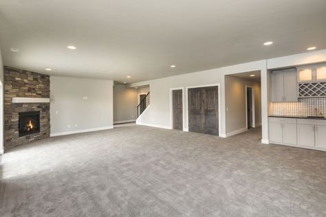 Best Carpet For Basement, Carpet Tiles Basement, Narrow Basement Ideas, Best Flooring For Basement, Basement Flooring Options, Basement Painting, Basement Carpet, Basement Playroom, Modern Basement