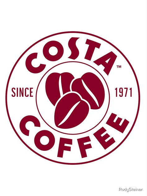 "Costa Coffee" T-shirt by RudySteiner #Aff , #Sponsored, #Coffee, #Costa, #RudySteiner, #shirt Logos, Coffee Shop Logo Ideas, Shop Logo Ideas, Costa Coffee, Bag Illustration, Coffee Shop Logo, Beautiful Logos Design, Starbucks Logo, Logo Design Art