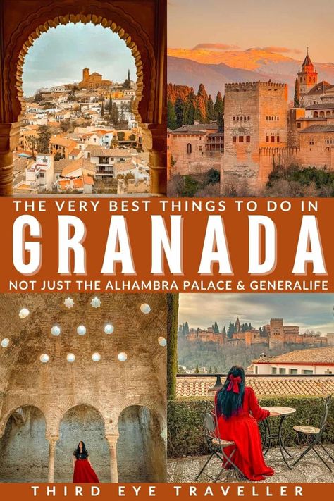 Things to do in Granada Spain Alhambra Spain, Backpacking Spain, Alhambra Palace, Spain Itinerary, Spain Culture, Random Places, Alhambra Granada, South Of Spain, Hiking Spots