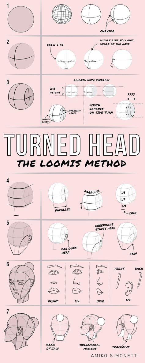 How To Draw A Heart Shaped Face, Looking Up 3/4 Reference, Human Face Sketch Step By Step, Quarter Face Drawing, Portrait Sketches Simple Step By Step, Face Proportions Drawing Step By Step, Female Face Structure, Face Drawing Reference Sketches, Human Portrait Drawing