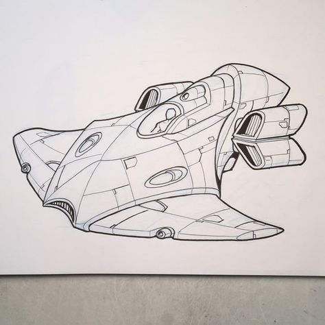 Spaceships concept art by Sean Wang. Croquis, Space Ships Design Concept Art, Bioship Concept Art, Alien Ship Drawing, Alien Spaceship Drawing, Simple Spaceship, Drone Design Concept Art, Spaceship Concept Art, Spaceship Sketch