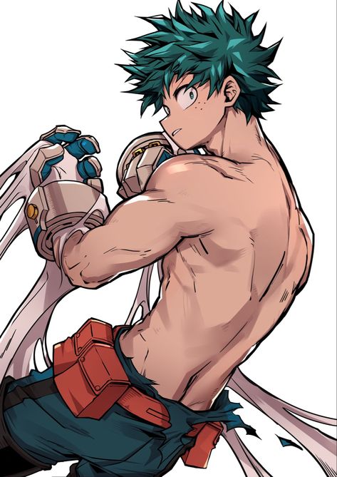 @chiyaya666 Deku Boku No Hero, Bakugou Manga, Villain Deku, Midoriya Izuku, Smart Auto, Anime Guys Shirtless, My Hero Academia Episodes, Anime Boyfriend, Hero Academia Characters