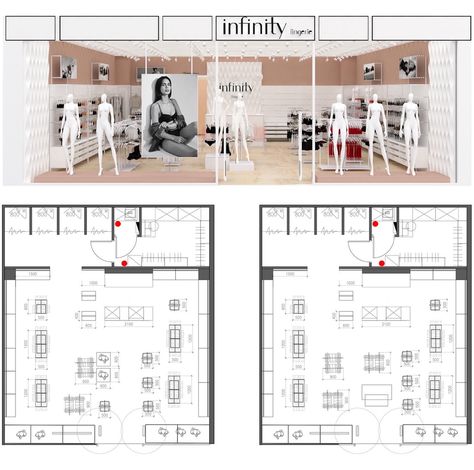 Boutique Interior Plan, Retail Store Layout Floor Plans Display Ideas, Store Plan Architecture, Retail Layout Plan, Retail Store Layout Floor Plans, Clothing Store Floor Plan Layout, Store Plan Layout, Retail Store Plan, Fashion Store Layout