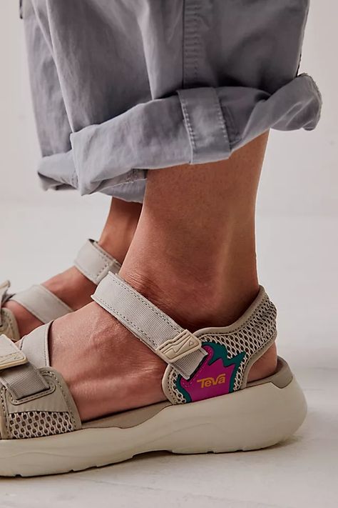 Teva Zymic Sandals | Free People How To Style Teva Sandals, Teva Zymic, Teva Sandals Outfit, Sport Sandals Outfit, Teva Sandals, Cork Sandals, Water Sandals, Walking Sandals, Travel Shoes