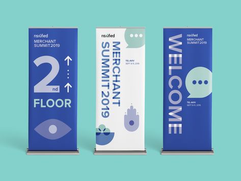 Merchant Summit Roll-ups Roller Banner Design, Pull Up Banner Design, Rollup Design, Rollup Banner Design, Pull Up Banner, Roll Up Banner Design, Tradeshow Banner, Roll Banner, Standee Design