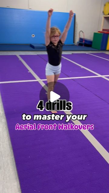 MelRoe's School of Dance on Instagram: "4 drills to master your aerial front walkovers!! 👆🏼✨ now enrolling - call us today! • SIGN UP for our summer intensive/camps happening this july, you don’t wanna miss them!!! #tumbling #aerialfrontwalkover #dancers #summerintensive #libertymo #kansascity #kcdancers #aerialsilks #aerials #cheerleading #gymnastic #nowenrolling" Front Aerial Drills, Front Walkover, Gymnastics Camp, Funny Dares, Summer Intensive, Nina Simone, Aerial Silks, Drills, Tumbling