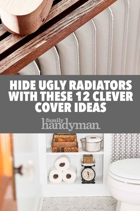 How To Design Around Radiators, Furniture Around Radiators, How To Hide Heater In Living Room, How To Hide Radiator In Kitchen, Radiator Cover Storage, Radiator Cover Ideas Bathroom, Decorating Around A Radiator, Radiator Bedroom Ideas, Homes With Radiators