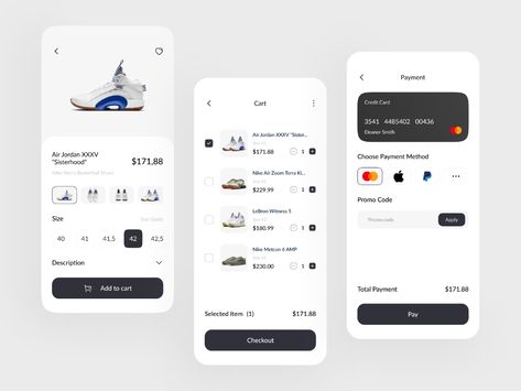 Analytics Design, Mobile Shop Design, Ui Design Principles, Mobile App Design Inspiration, Online Mobile Shopping, App Interface Design, Mobile Web Design, Online Shop Design, Mobile Ui Design