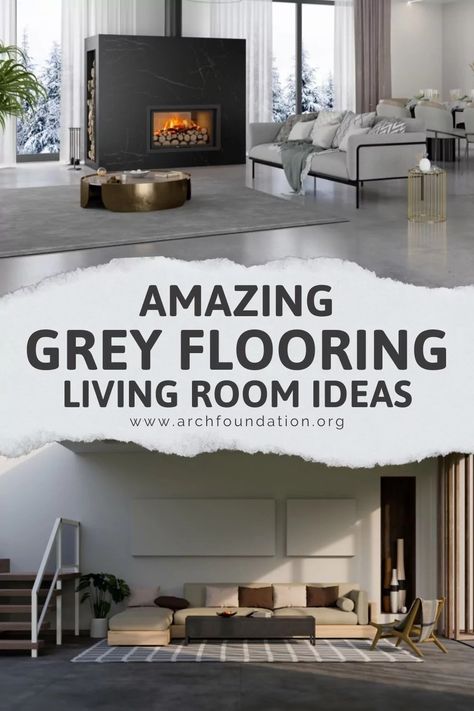 40 Amazing Grey Flooring Living Room Ideas 2024 Living Room Furniture With Grey Floors, Light Grey Floors Living Room, Cool Tone Floor Living Room, Grey Floor Living Room Ideas Cozy, Apartment With Grey Floors, Decorating With Grey Floors, Living Room Designs With Grey Flooring, Gray Flooring Living Room Decor, Grey Vinyl Flooring Living Room