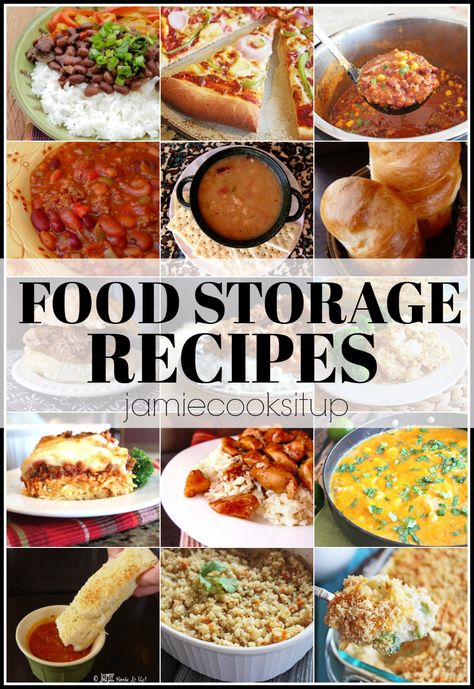 Food Storage Recipes for you and your loved ones Food Storage Recipes, Traditional Spanish Recipes, Pantry Meals, Teriyaki Chicken Crock Pot, Weekly Menu Plan, Emergency Preparedness Food, Freezer Food, Honey Lime Chicken, Emergency Food Storage