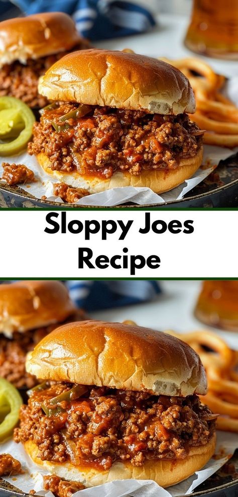 Craving a classic dish? Try our Sloppy Joes recipe! This easy dinner combines ground beef with a tangy sauce for one of the best sloppy joe recipes. Classic Sloppy Joe Recipe, Sloppy Joe Recipe Easy, Sloppy Joe Recipe, Sloppy Joes Easy, Ground Recipes, Homemade Sloppy Joes, Joe Recipe, Sloppy Joes Recipe, Beef Casserole Recipes