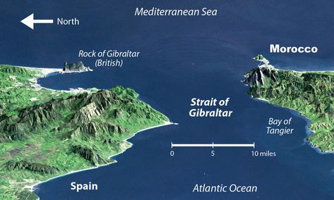 Strait of Gibraltar Winter Checklist, Rock Of Gibraltar, Strait Of Gibraltar, British Overseas Territories, Isle Of Capri, Natural Philosophy, Navy Day, Puerto Banus, South Of Spain