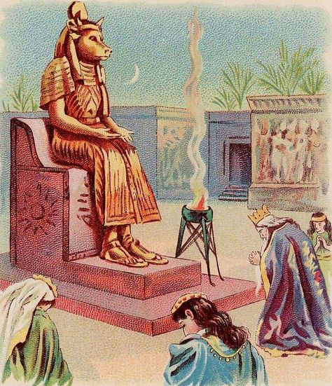 Solomon quit serving YHWH and began to worship the false gods and idols of his pagan wives. False Gods Art, Pagan Worship, Feathered Serpent, Idol Worship, Internet Packages, Kids Bible, Spiritual Stuff, King Solomon, Bible Pictures