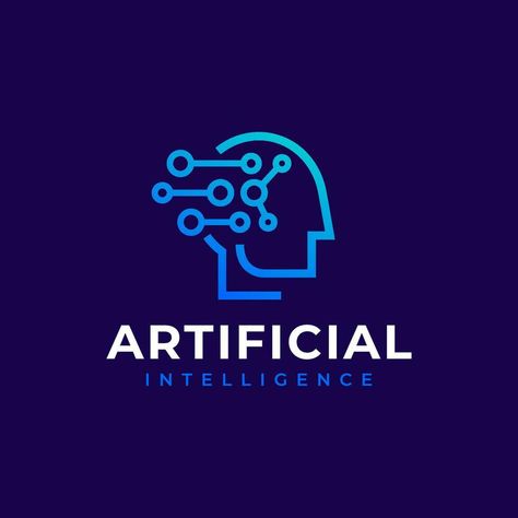 Artificial Intelligence Neueal Network Head Brain Technology Logo Brain Technology, Brain Logo, Technology Logo, Aesthetic Backgrounds, Brain, Logo Design, Clip Art, Technology, ? Logo