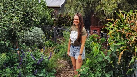 How I created a mini food forest in my small urban backyard - ABC Everyday Small Urban Backyard, Raised Veggie Beds, Backyard Food, Food Forest Garden, Small Urban Garden, Urban Backyard, Veggie Patch, Permaculture Gardening, Food Forest