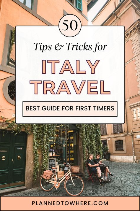 Get all of the Tips, Tricks, Advice, Do's, and Do Not's to know before your trip to Italy. Know what to wear, how to get around, best places to eat, and how to plan your day. Plus, read for safety tips and money tips. Have all of your Italy Travel Tips, all in one spot! Best Places In Italy, Italy Trip Planning, Dining Etiquette, Plan Your Day, Italy Itinerary, Trip To Italy, Explore Italy, Places In Italy, Italy Travel Tips