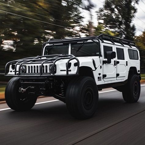 White Hummer, Hummer For Sale, Hummer Hx, Hummer Car, Andy Frisella, Hummer H1 Alpha, Hammer Car, Hummer Truck, Perimeter Lighting