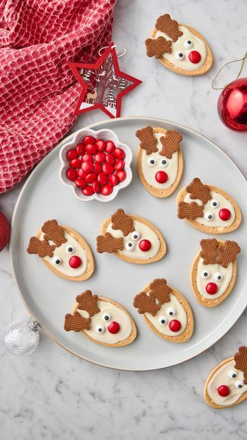 Christmas Biscuit Decorating For Kids, Christmas Biscuits Kids, Milk Arrowroot Biscuit Decorating, Reindeer Biscuits, Arnotts Biscuits, Arrowroot Biscuits, Gluten Free Christmas Cookies, Xmas Baking, Christmas Cookbook