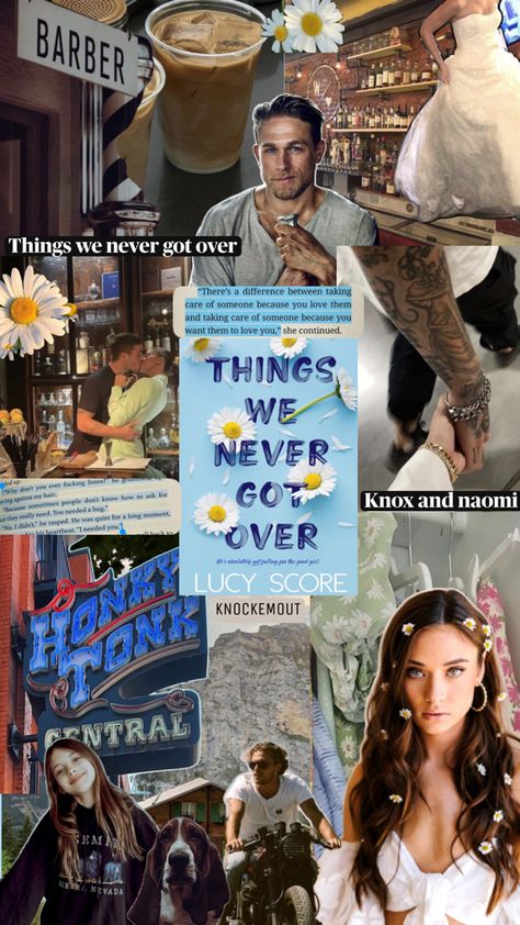 Knox and Naomi Knockemount Series Books, Knockemout Book Aesthetic, Knockemount Aesthetic, Knockmount Series, Latina Princess, Books Collage, Lucy Score, Small Town Romance, Need A Hug