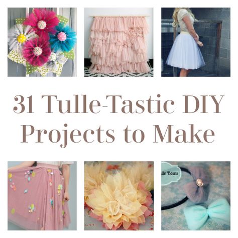 Tulle Projects Diy, Diy Long Tulle Skirt, Diy Tulle Poms, Flower Fairy Costume, Frozen Wreath, Tulle Projects, Tulle Christmas Trees, Diy Tulle Skirt, Tulle Skirt Tutorial