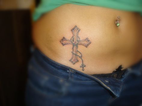 Small rosary cross by ravenwarlock.deviantart.com on @deviantART Tattoos Cross, Small Cross Tattoos, Cool Tattoos For Girls, Rosary Tattoo, Cross Tattoos For Women, Cross Tattoos, Cool Chest Tattoos, Best Tattoos For Women, Chest Tattoos For Women