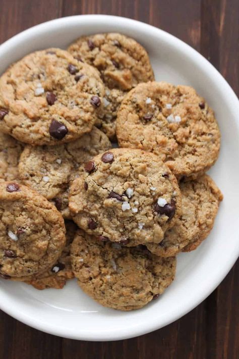 Gluten-Free Nut or Seed Butter Chocolate Chip Cookies Homemade Pumpkin Seeds, Allergy Friendly Cookies, Nut Butter Cookies, Raw Almond Butter, Easy Chocolate Chip Cookies, Recipetin Eats, Buy Cookies, Paleo Chocolate, Chewy Chocolate Chip