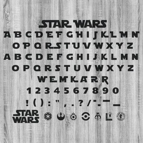 Star Wars Font Svg, Star Wars Jedi Alphabet TTF Include, Star Wars Letters Svg, Font Svg, Jedi Font Svg, Jedi Alphabet, Star Svg, Clip Art - Etsy Halloween fonts #halloweenfonts fonts #fonts font #font 6.1194 Star Wars Writing, Star Wars Letters, Star Wars Alphabet, Star Wars Activities, Alphabet Disney, Star Wars Font, Svg Star Wars, Disney Alphabet, Handwriting Logo