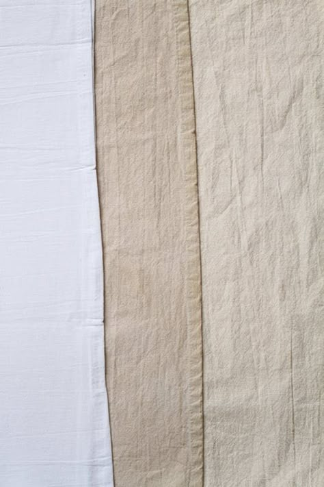 Tea Dyed Fabric, Dye Curtains, Natural Dye Fabric, Tea Dyeing, Eco Printing, Tea Stains, Coffee Staining, Drop Cloth, Dyed Linen