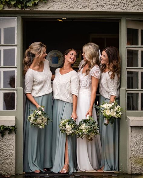 Winter Wedding Fashion, Winter Wedding Bridesmaids, Winter Bridesmaids, Winter Bridesmaid Dresses, Fall Bridesmaids, Fall Bridesmaid Dresses, Floral Bridesmaid Dresses, Velvet Bridesmaid Dresses, Bridesmaid Inspiration