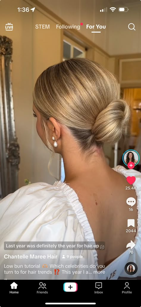 Sleek Hairstyles Bridal, Clean Wedding Hair Updo, Smooth Bun Wedding Hair, Slick Bun Formal Hairstyles, Slick Bun For Wedding, Slicked Back Updo Wedding Hairstyles, Event Updo Hairstyle, Slick Low Bun Wedding Hair, Clean Wedding Bun