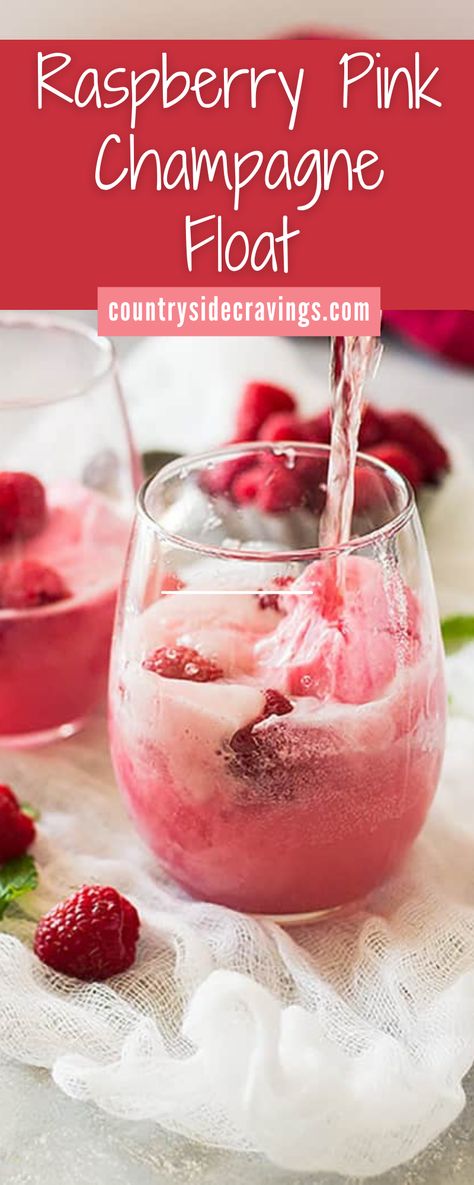 Valentine Champagne Punch, Spa Alcoholic Drinks, Prosecco Sherbet Punch, Raspberry Sorbet Punch, Champagne Sherbet Punch, Champagne Sherbert Punch, Sorbet Punch, Chambord Recipes, Raspberry Sherbet Punch