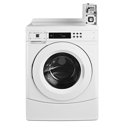 Kenmore - 41932 - 3.1 cu. ft. Coin-Operated Commercial Washer | Sears Outlet Best Washer Dryer, Laundry Room Designs, Washers And Dryers, Coin Laundry, Washer Dryer Set, Commercial Laundry, Saranac Lake, Drawer Dishwasher, Detergent Dispenser