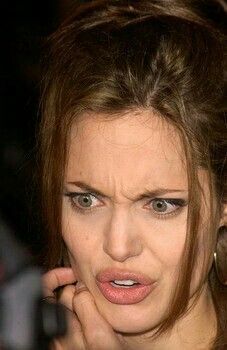 Angelina Jolie Makeup, Disgusted Face, Shocked Face, Executive Woman, Angelina Jolie Photos, Taking Lives, Carpet Looks, Female Face, Beauty Goals