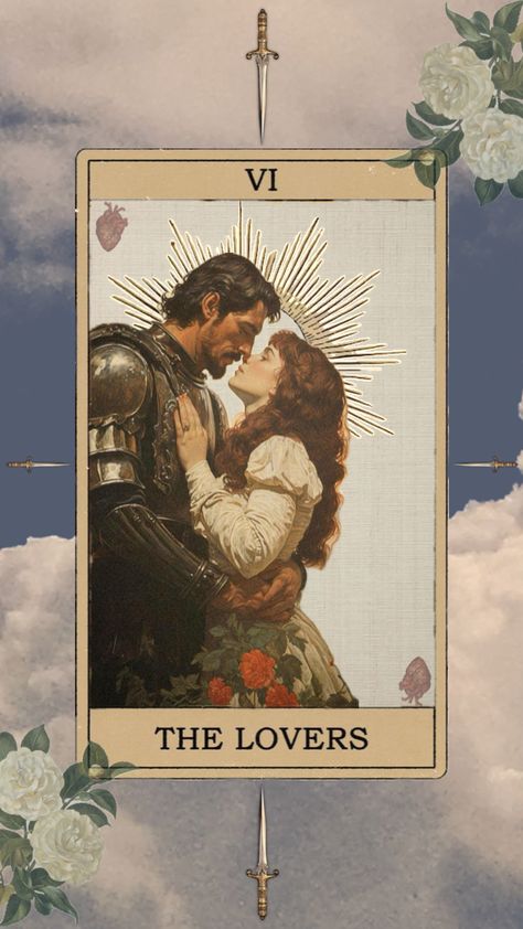 #tarot #thelovers #art #vintage Winter Soldier Wallpaper, Mystic Wallpaper, Tarot Cards Art Illustration, Traditional Tattoo Drawings, Vintage Tarot Cards, Couple Matching Tattoo, Witch Wallpaper, The Lovers Tarot Card, Lizzie Hearts