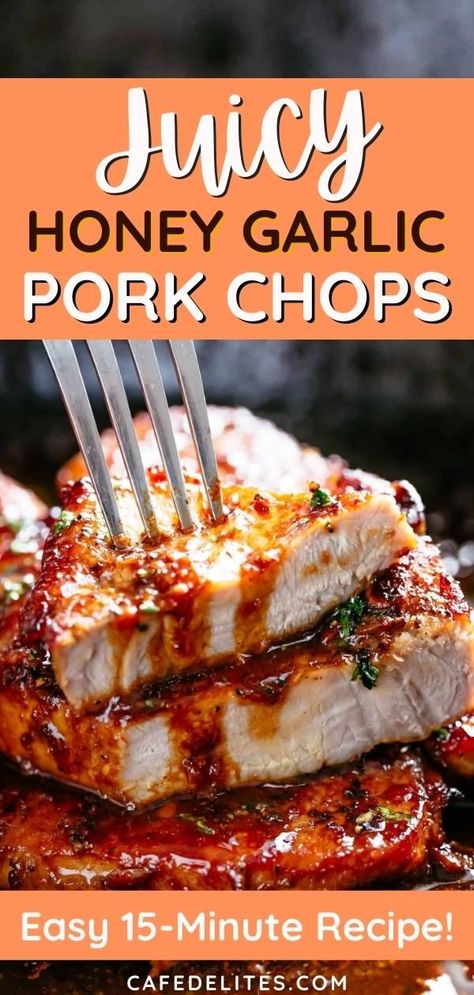 Soy Pork Chops, Honey Soy Pork, Pork Chops Recipes, Honey Pork Chops, Honey Garlic Pork, Garlic Pork Chops, Smothered Pork Chops Recipe, Center Cut Pork Chops, Boneless Pork Chop Recipes