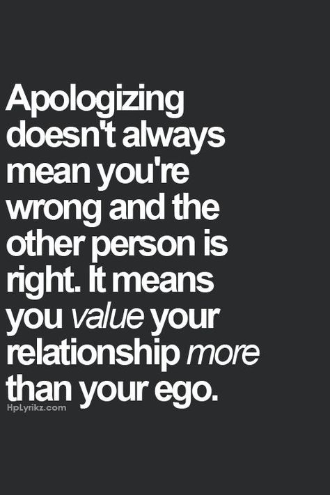 Don’t let your ego get in the way of healing a relationship. Apologizing Quotes, Motivational Quotes For Men, Prove Love, Famous Quotes About Life, Stephen Covey, Free Your Mind, Words Of Wisdom Quotes, Inspirational Sayings, Super Quotes